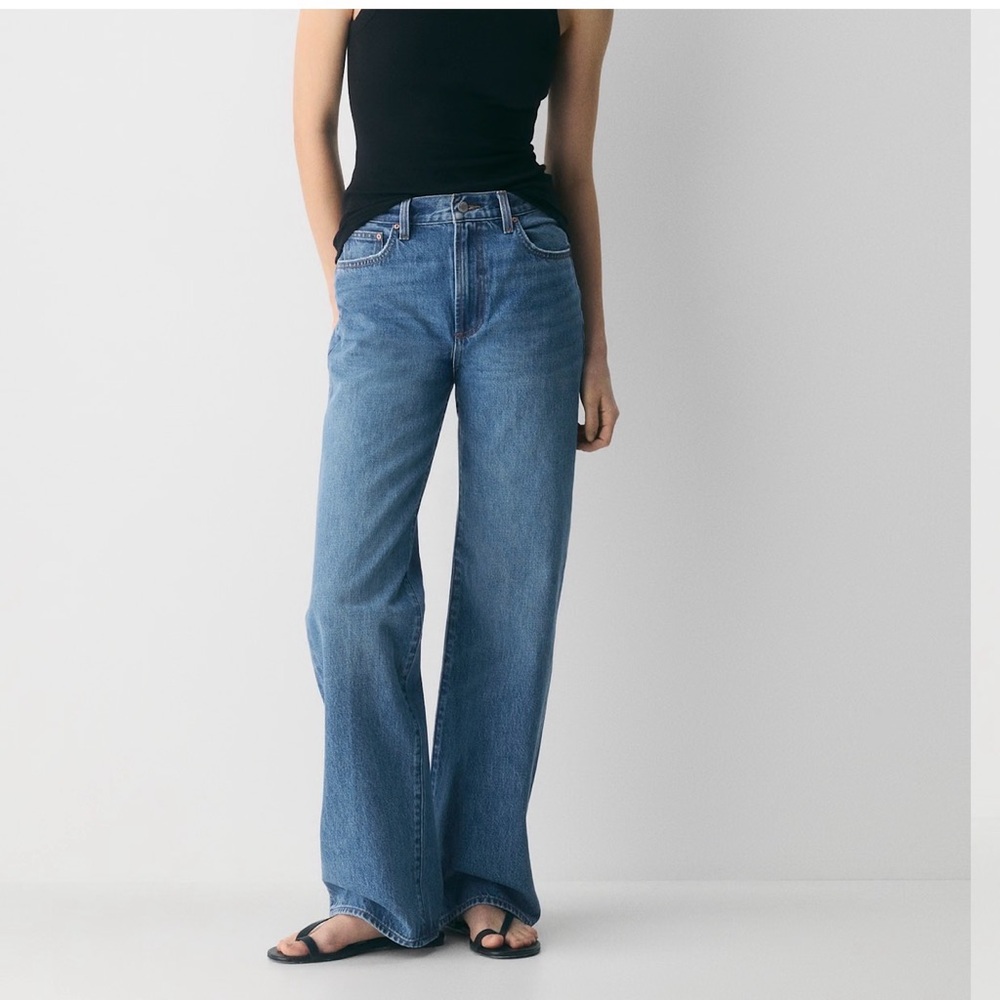 Aritzia Denim Forum Farah High Rise Wide Leg Jean